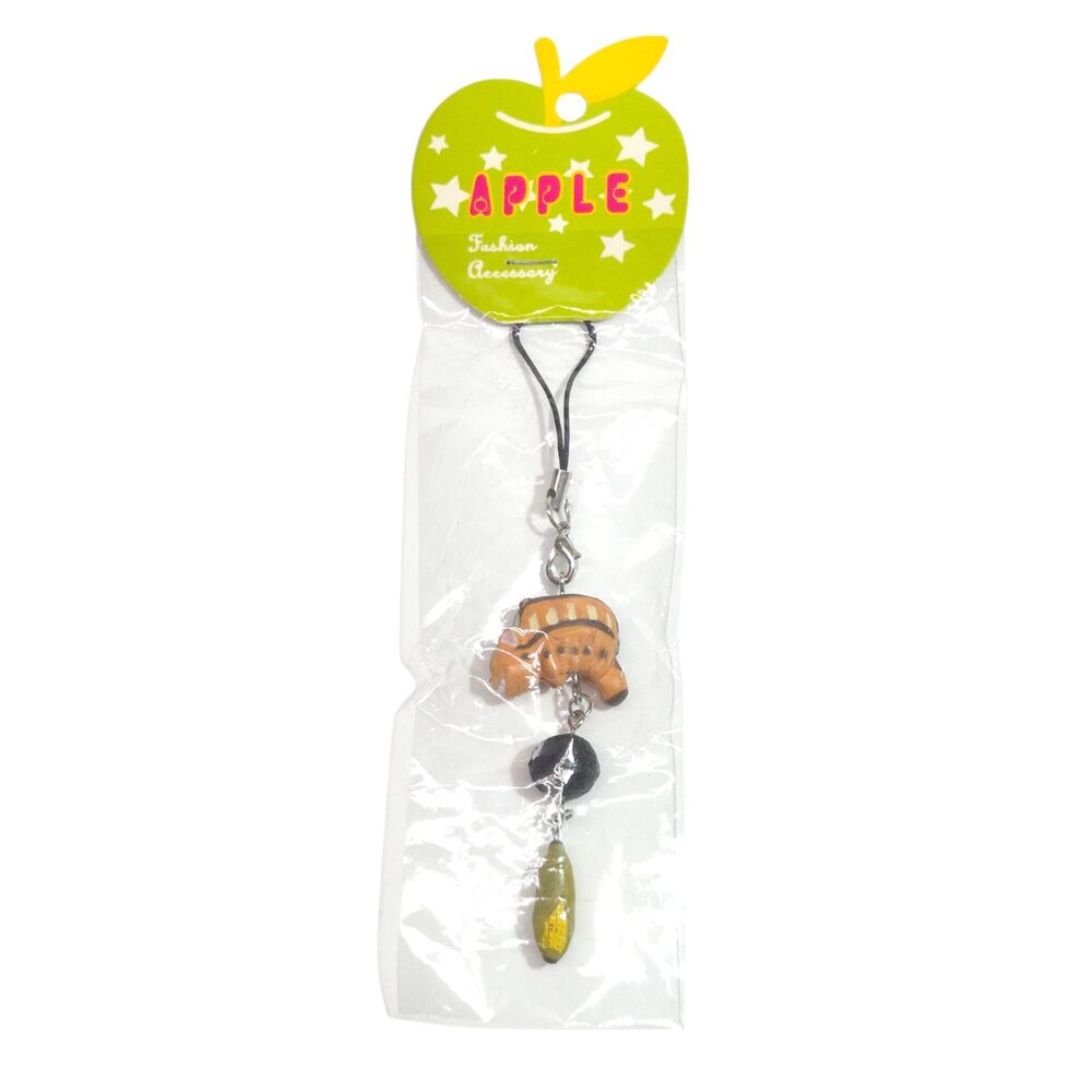 Vintage Y2K Totoro Catbus Soot Sprite Phone Strap Charm Novelty